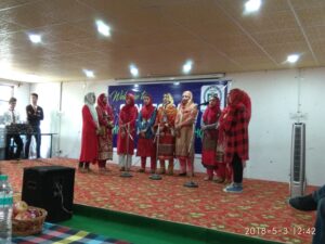 Cultural presentation at the school